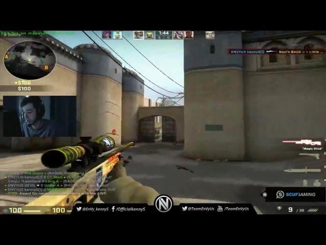 kennyS stream DE_DUST2 - king of AWP?