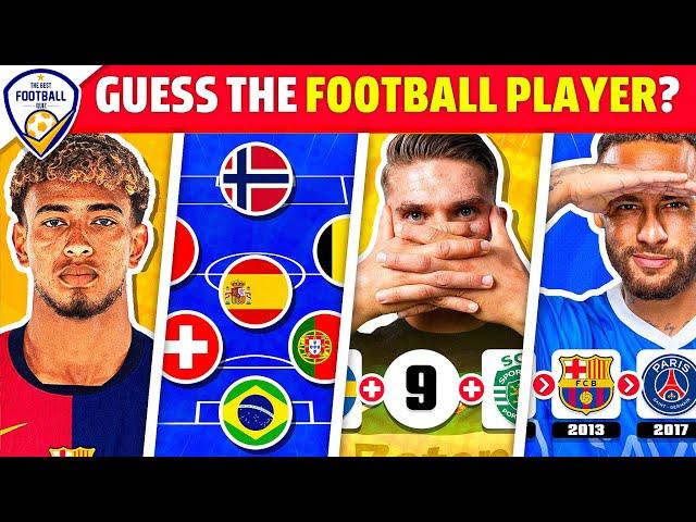 CAN YOU GUESS THE FOOTBALL PLAYER? ️ | FOOTBALL QUIZ 2024