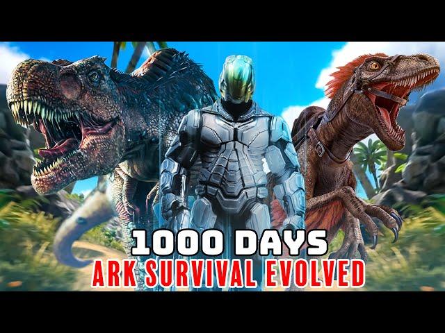 I Survived 1000 Days on Ark Survival Evolved | Supercut