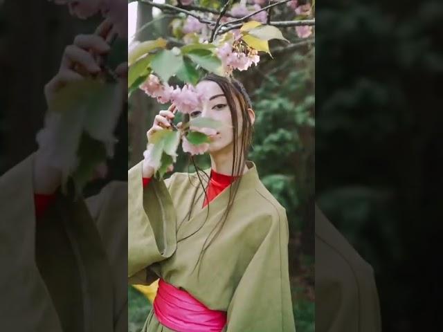 "Chinese girl relaxing with nature. best Video#short | Nature#shorts #short