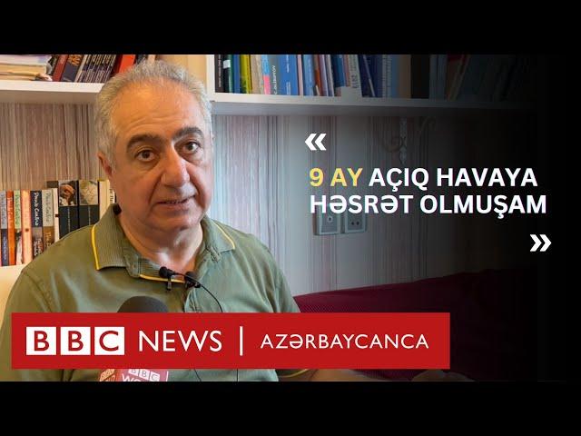 Ev dustaqlığına buraxılmış Qubad İbadoğlu: “Məni şərləyərək 9 ay həbsdə saxlayıblar”