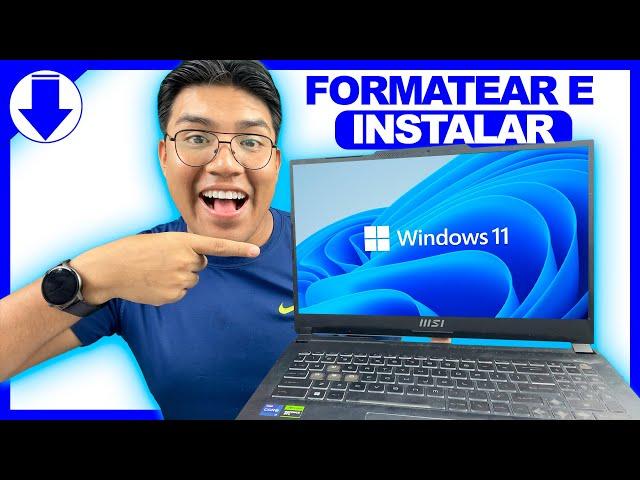  Cómo FORMATEAR tu PC e INSTALAR Windows 11 desde USB | 2024