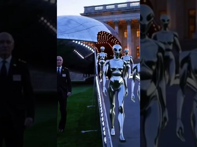 ALPHA CENTAURI ALIENS LANDED AT THE WHITE HOUSE #ai #aiart #ALIENS