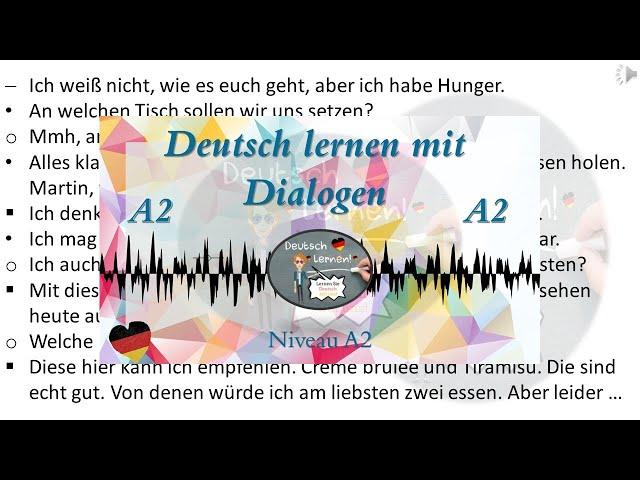 Dialoge A2  | Deutsch lernen durch Hören | 2 |