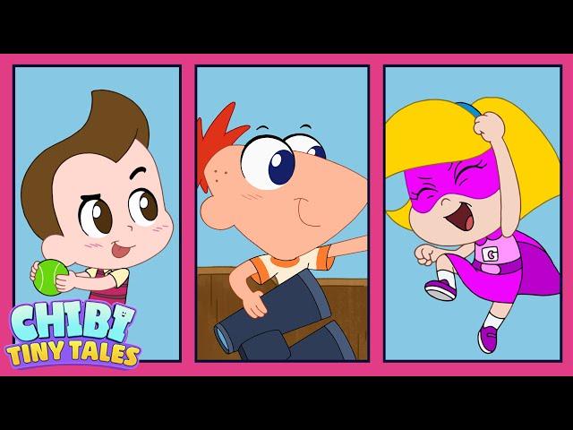 Phineas & Ferb Chibi Tiny Tales  | Hamster & Gretel x Milo Murphy | Binocular Blues |@disneychannel
