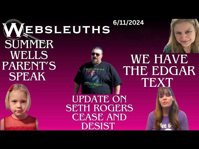 Summer Wells case - Update on that crazy cease & desist from Seth Rogers - The Edgar text