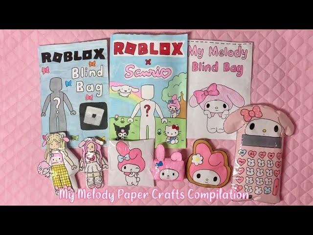 🩷paper diy🩷 MY MELODY Paper Crafts Compilation! | ASMR | applefrog