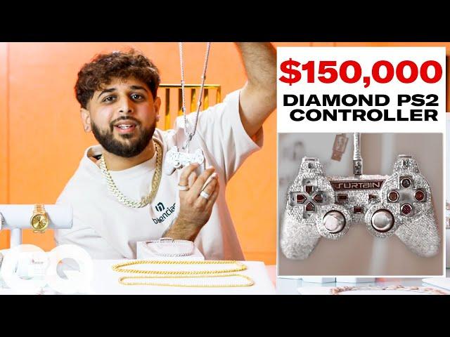 Celebrity Jeweler Leo Khusro Shows Off His Insane Jewelry Collection | On the Rocks | GQ