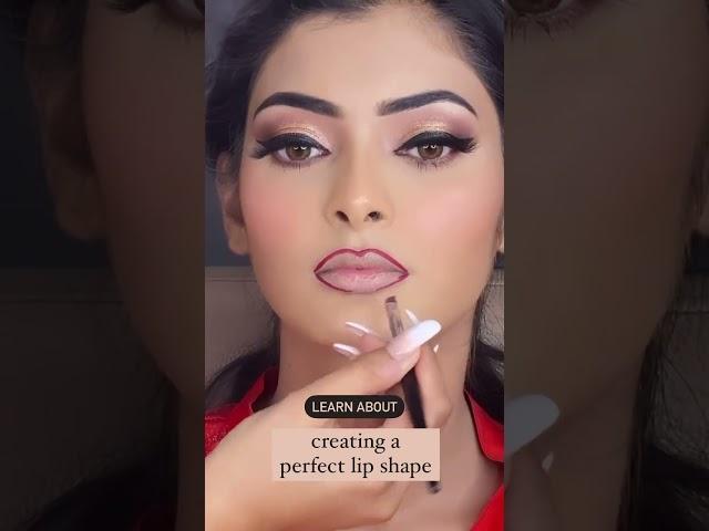 how to apply lipstick properly and give perfect shape to lips. Full link in dis.. #shortvideo