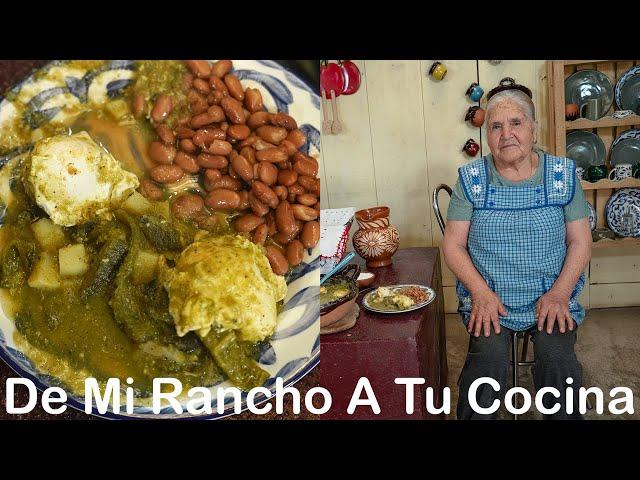 Huevos Ahogados Con Rajas En Chile Verde De Mi Rancho A Tu Cocina