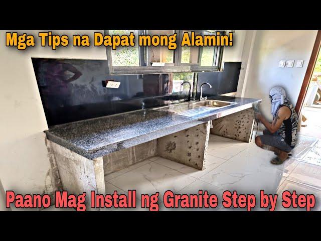 Step by Step Granite Installation para sa Lababo