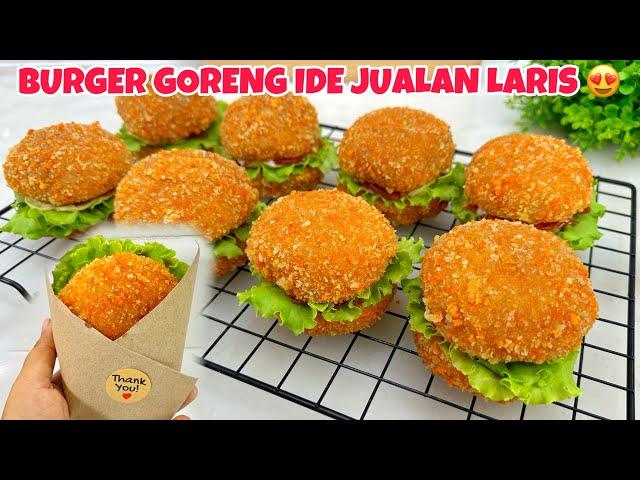 GAK NYANGKA BAKAL LARIS JUALAN BURGER GORENG DI SERBU BOCIL 