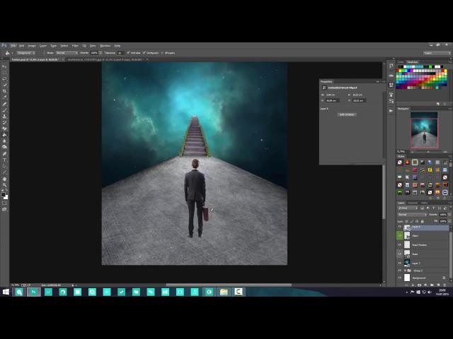 Beginner Photoshop Photomanipulation Tutorial   Stairway