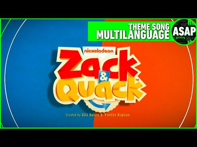 Zack and Quack Theme Song | Multilanguage (Requested)