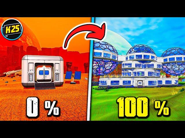 I Survived 200 Days in Planet Crafter to complete 100% - The Movie