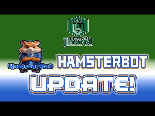 HAMSTERBOT *UPDATE* (8/28/24) -- DON'T MAKE THE MISTAKE I JUST DID! LOL