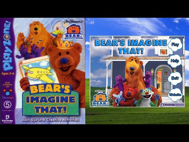 Bear in the Big Blue House: Imagine That! (PC,Windows) [2000]. Longplay.