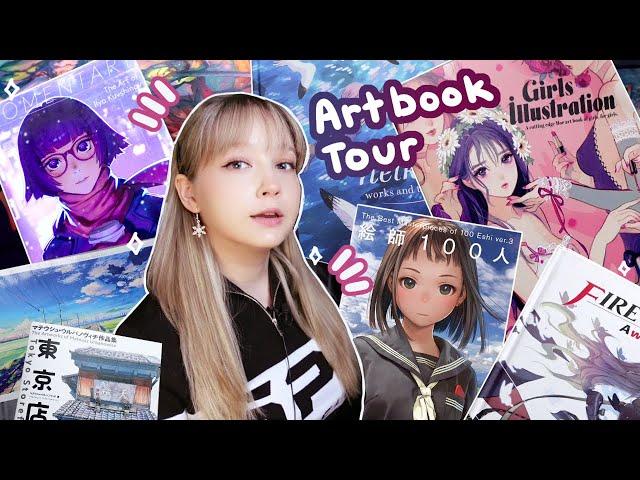 Art Book Tour | Japanese, Anime, Video Game Art Books