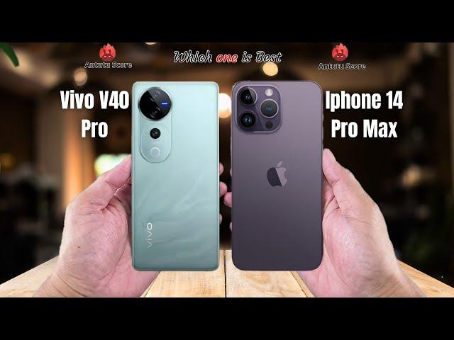 Vivo V40 Pro vs Iphone 14 Pro Max  Full comparison Which one is Best