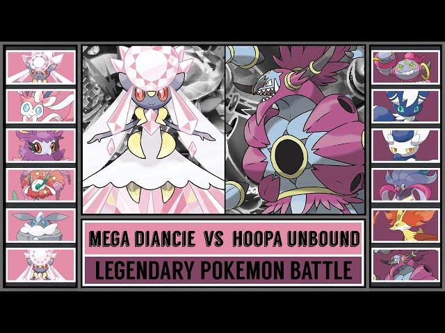 MEGA DIANCIE vs HOOPA UNBOUND | Kalos Mega Pokémon Battle