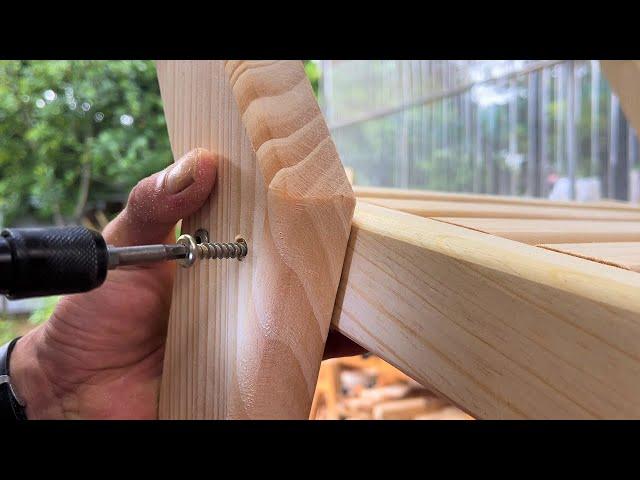 Make a Super Beautiful And Artistic Chair From Old Pine Wood  // Woodworking Projects