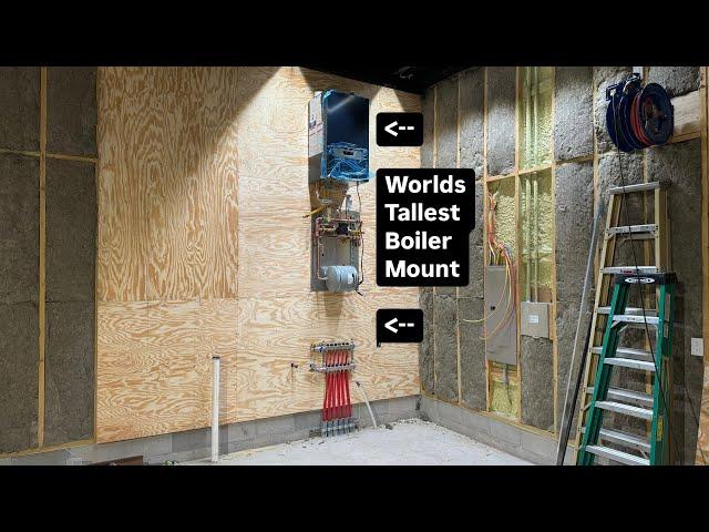 DIY Hydronic Heating Boiler Installation // Easy Step-by-Step Guide // Garage Build Ep. 50