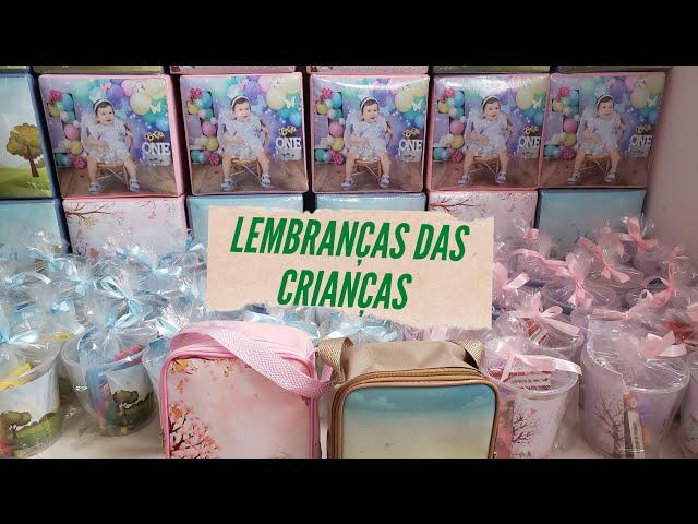 Lembranças das crianças/ festa jardim encantado