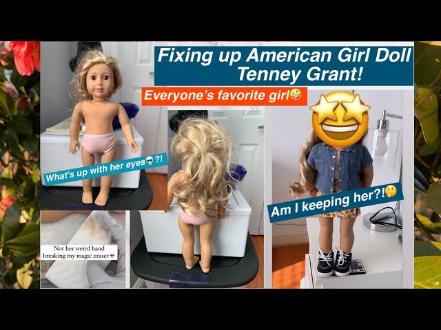 FIXING UP AMERICAN GIRL DOLL TENNEY GRANT!