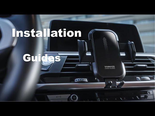 VANMASS 7.0 Car Vent Phone Mount- Installation Video