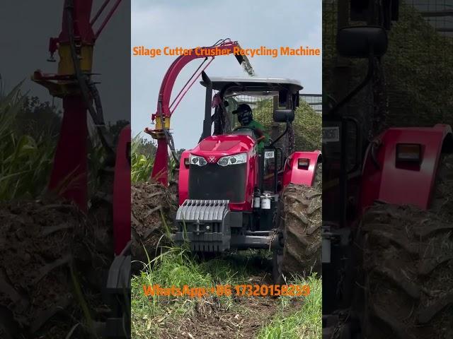 Silage Straw Cutting, Crushing & Recycling Machine - Efficient Crop Residue Management#silagemachine