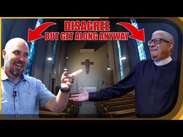 Evangelical and Episcopal Priest Talk Theology at a Liberal, Mainline Episcopal Church