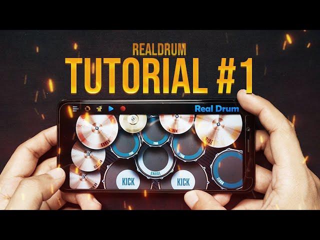 Real Drum FILL Tutorial for Beginners #1 l Real Drum App Tutorial l Littledrummerben