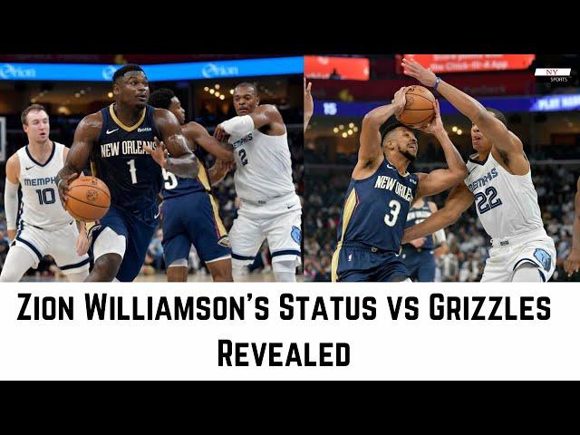 Zion Williamson's Status vs Grizzles Revealed | NY Sports News