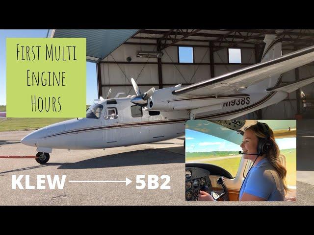 AC500S COMMANDER LESSON - FIRST MULTIENGINE FLIGHT