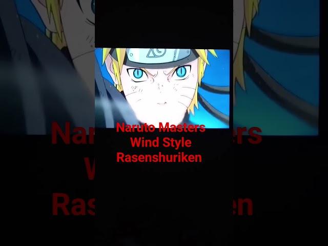 Naruto Masters Windstyle Rasenshuriken