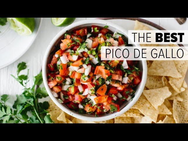 PICO DE GALLO | How to Make Authentic Mexican Salsa Recipe