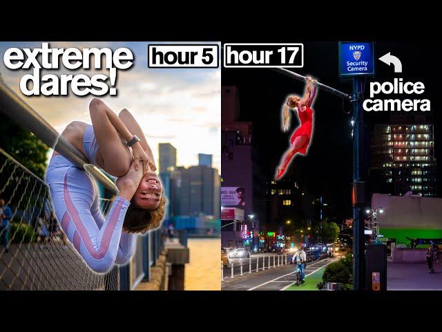 EXTREME 24 HOUR Acro & Contortion CHALLENGE *don't try these dares*