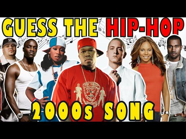 Guess the 2000s Hip Hop Song