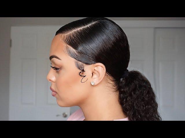 EDGES & SLEEK PONYTAIL TUTORIAL