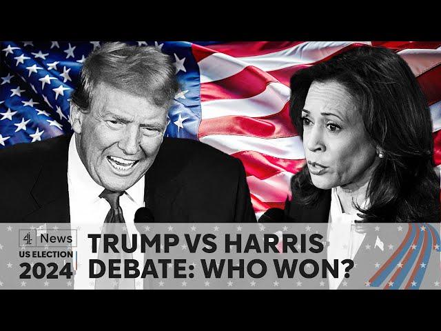 Trump tells C4 News he won debate against Harris, as both sides claim victory