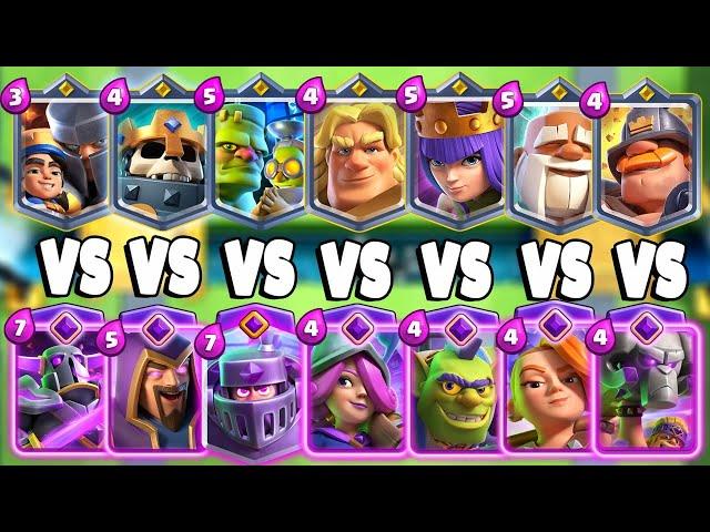 CHAMPIONS CARDS vs EVOLVED CARDS #2 - Clash Royale Challenge