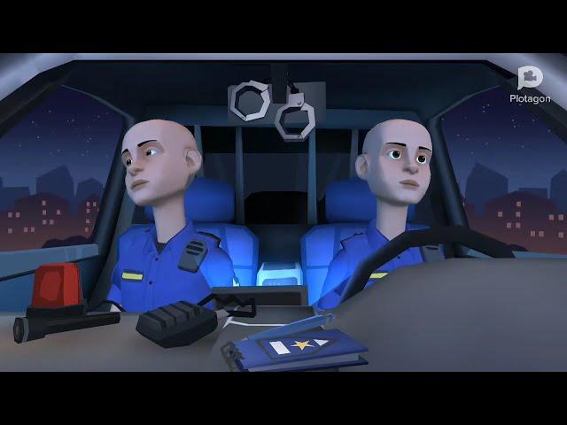 Caillou and Baillou become Cops/Grounded