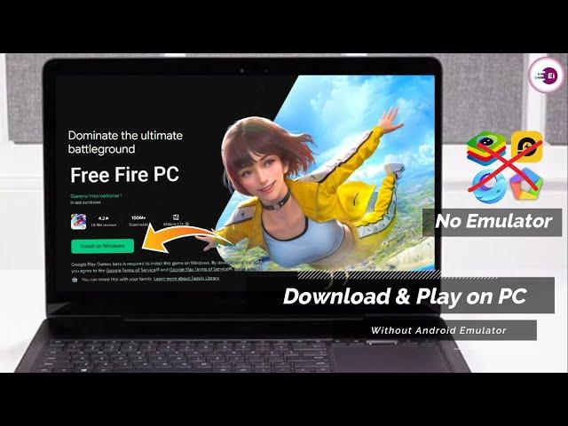 Free Fire Install on Windows | Download & Play on PC Without Android Emulator