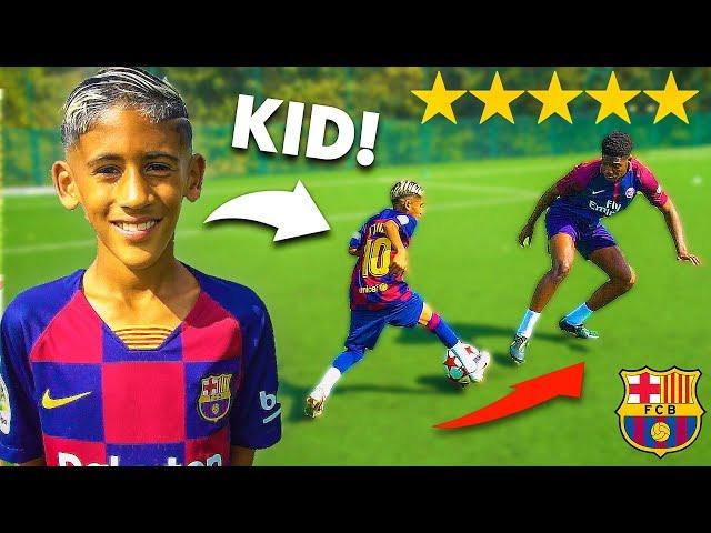 8 YEAR OLD KID MESSI IS.. UNVBELIEVEABLE (better than the real lionel messi)