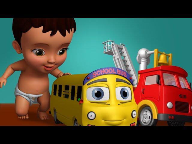 Chitti Bommala Vahanalu - Playing with Toys | Telugu Rhymes & Cartoons | Infobells #telugucartoons