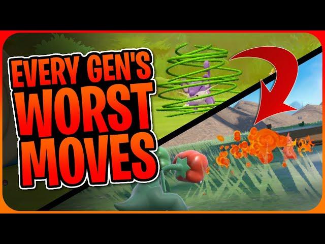 The Worst Pokemon Moves in Every Generation
