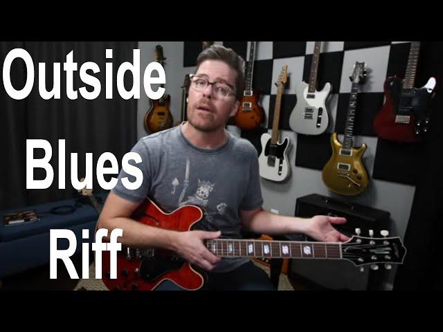 Playing Outside The Blues Guitar Lesson 5 by Shawn Tubbs