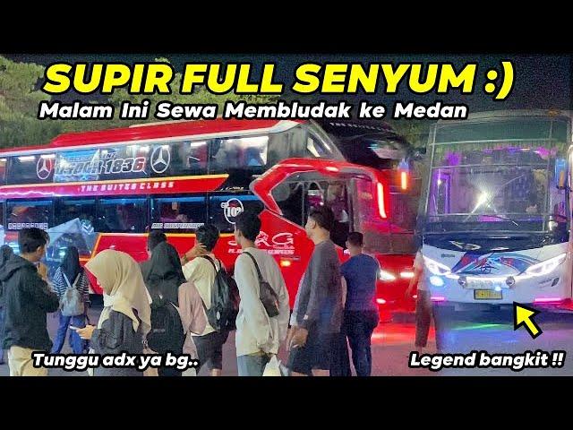 SUPIR FULL SENYUM MALAM INISEWA KE MEDAN MEMBLUDAK