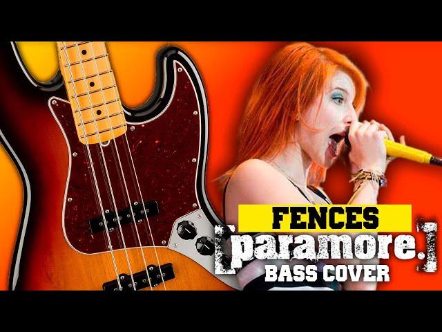 Paramore - Fences | Bass Cover | Play-along Tabs in Video