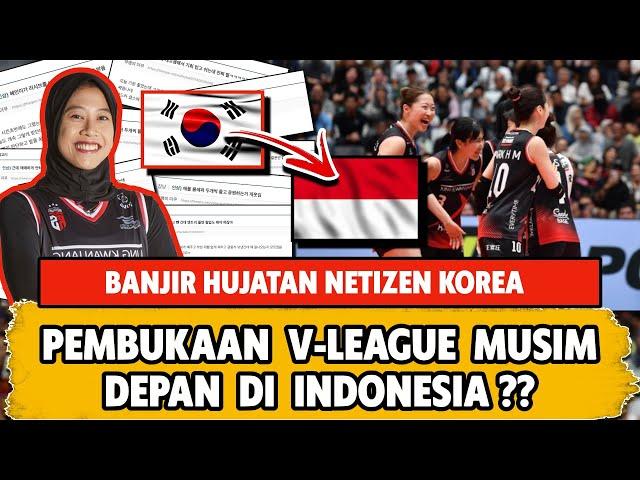 Banjir Komentar Orang Korea, KOVO Akan Mengadakan V-League di INDONESIA, Red Sparks Sebagai Pembuka